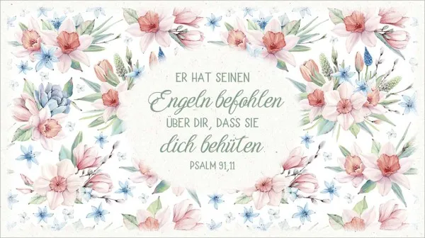 Schokolade Denn er hat seinen Englen befohlen