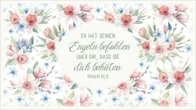 Schokolade Denn er hat seinen Englen befohlen