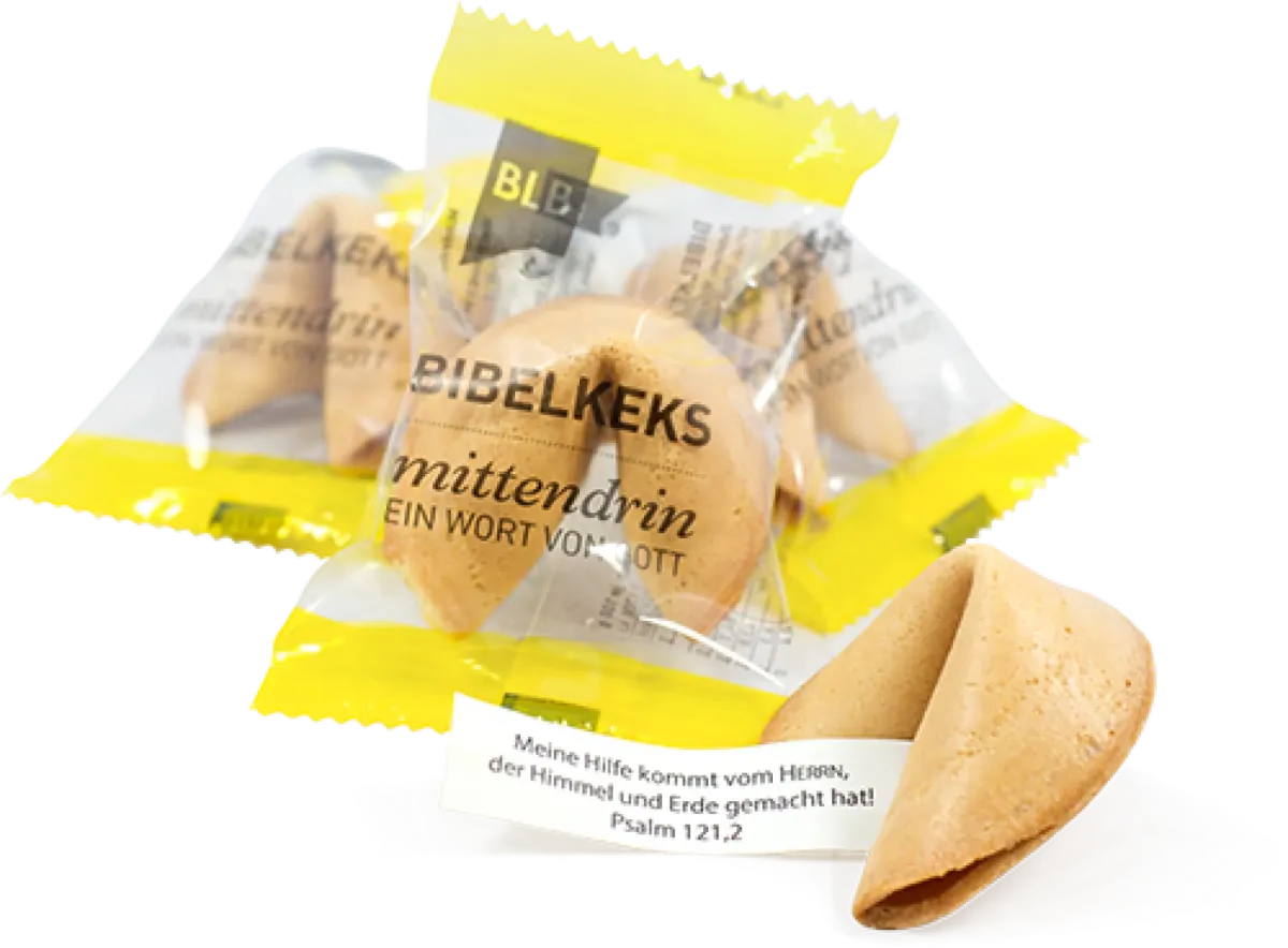 Bibelkeks - Mittendrin Ein Wort von Gott - mehr als ein Glückskeks!