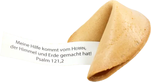 Bibelkeks - Mittendrin Ein Wort von Gott - mehr als ein Glückskeks!