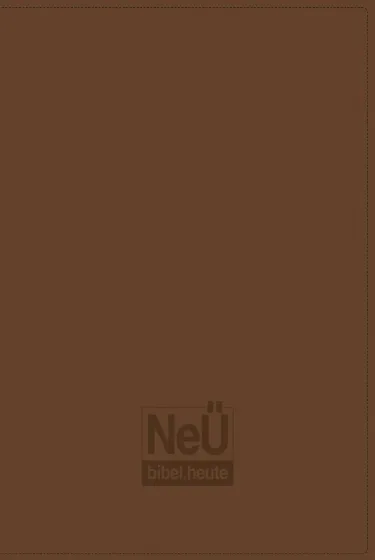 NeÜ bibel.heute, Taschenausgabe, Kunstleder braun