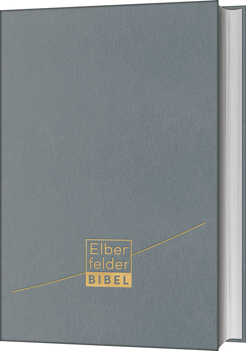 Elberfelder Bibel Standardausgabe - Leder grau