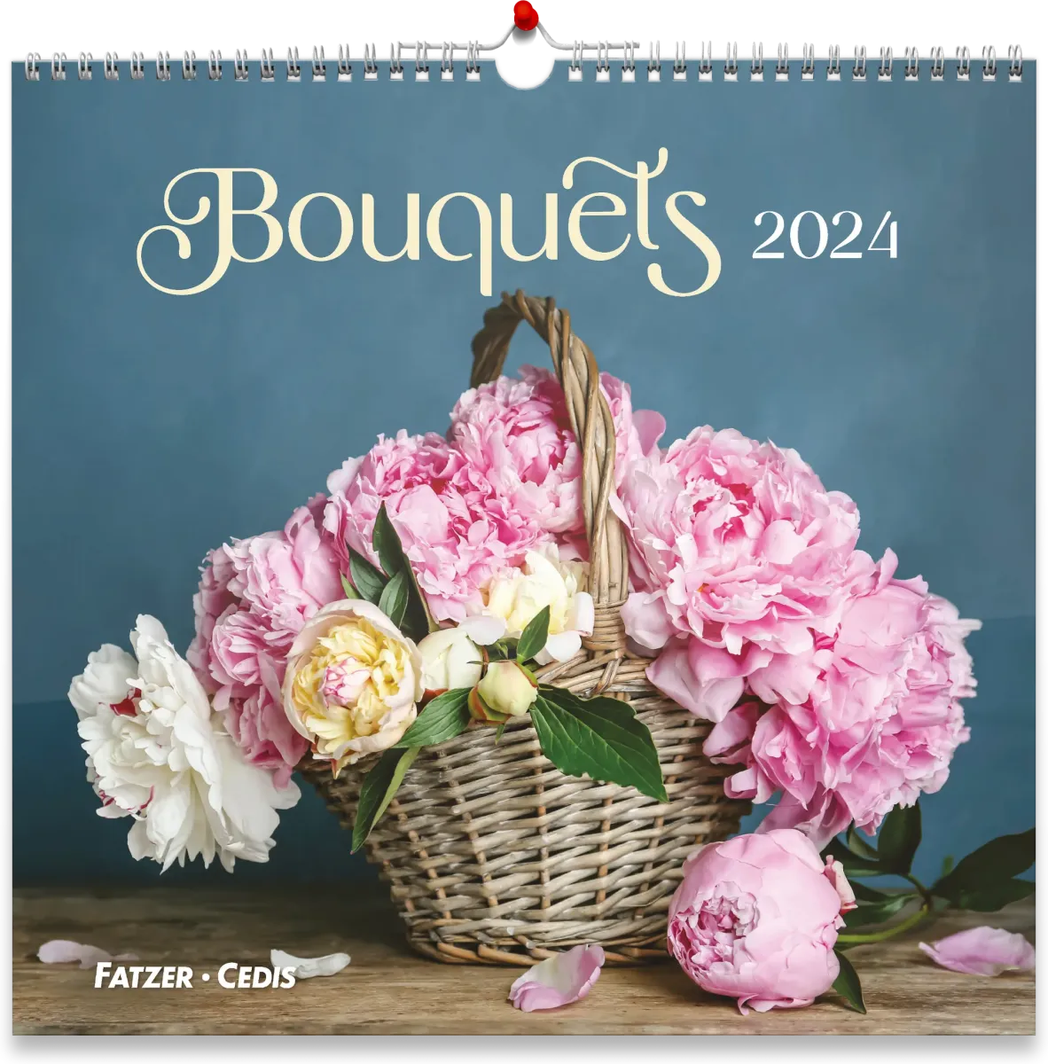 Bouquets, Grand format - 12 belles photos de bouquets dans un joli calendrier