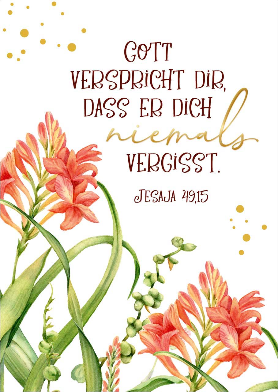 Postkarten Niemals vergisst GF