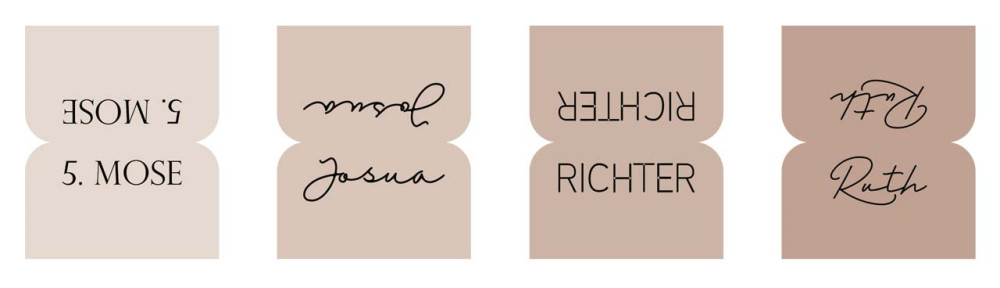 Bibel-Griffregister Cremefarben