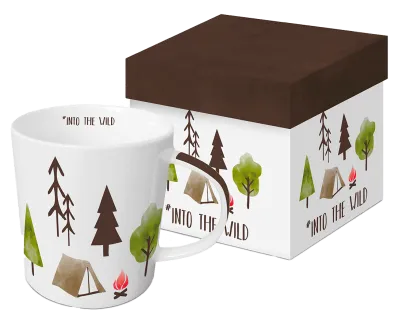 Tasse - Into the Wild - weiss, 400ml