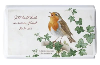 Schokolade Rotkehlchen - Psalm 139,5