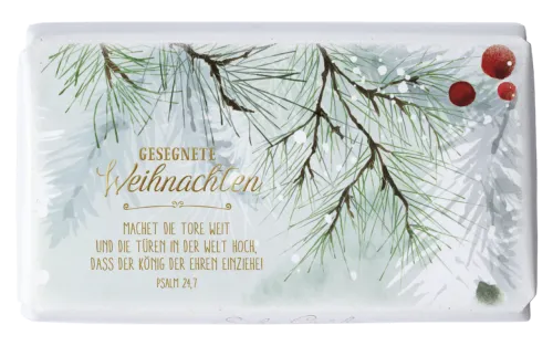 Schokolade Weihnachten Machet die Tore weit - Psalm 24,7