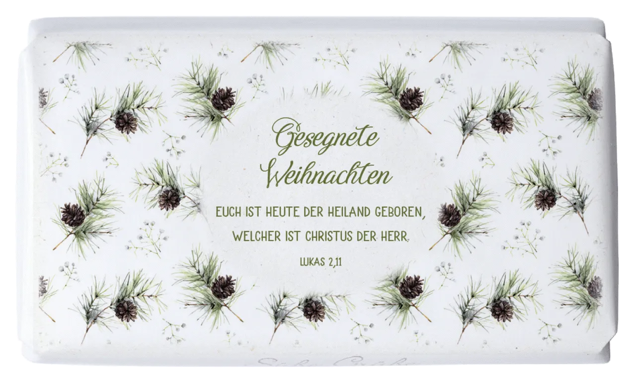Schokolade Weihnachten Euch ist heute der Heiland geborgen - Lukas 2,11
