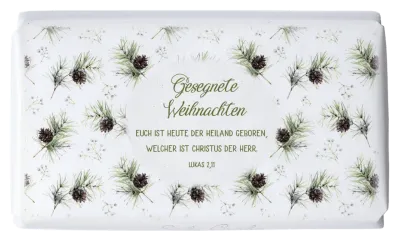 Schokolade Weihnachten Euch ist heute der Heiland geborgen - Lukas 2,11