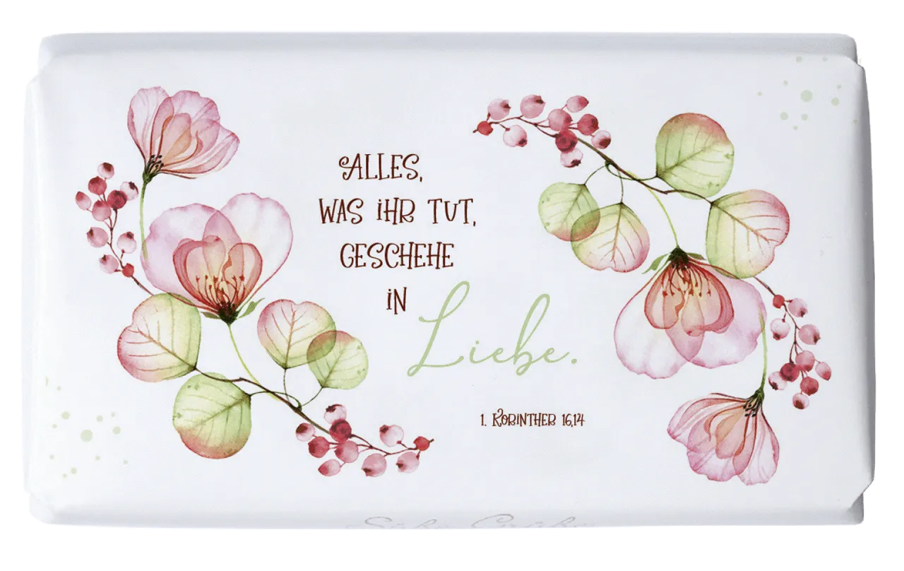 Schokolade Jahreslosung - 1. Kor. 16,14