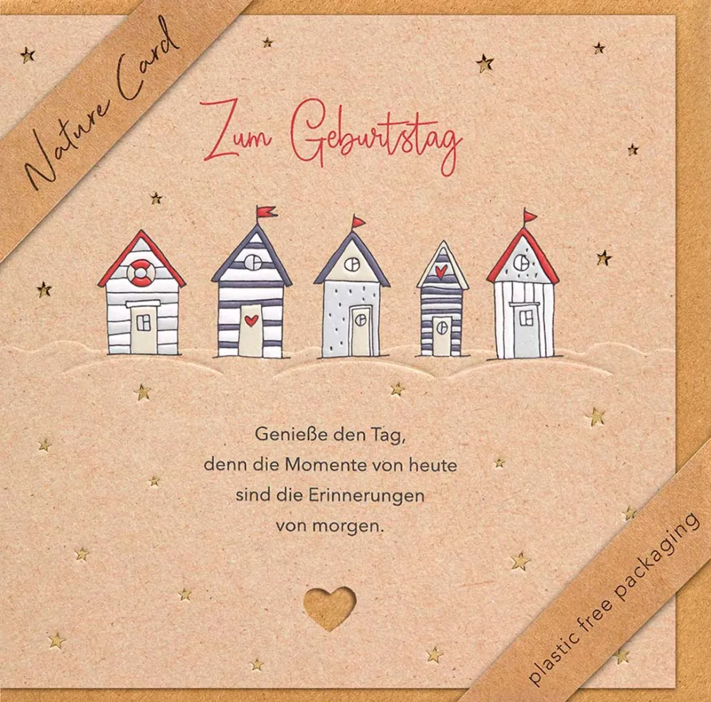 Doppelkarte Fünf Häuser