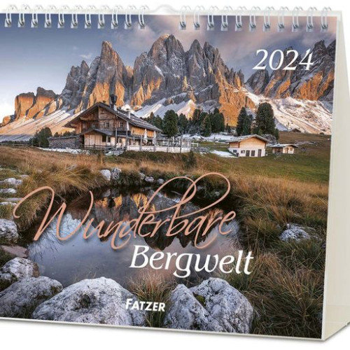Wunderbare Bergwelt - Tischkalender