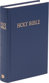 Anglais, Bible King James Version, rigide, bleue, (Royal Ruby Text)