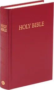 Anglais, Bible King James  Version, rigide rouge, (Royal Ruby Text)