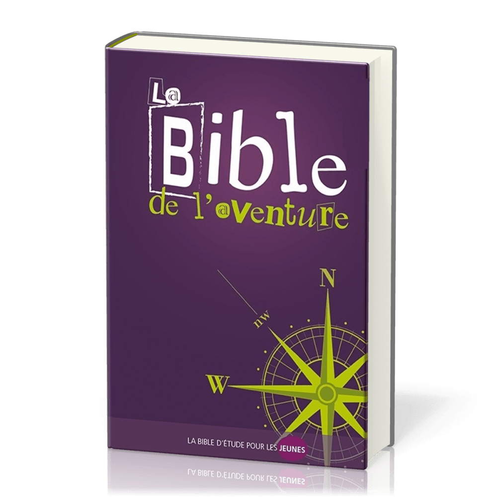 Bible de l'aventure, Bible d'étude, version français courant, illustrée violet (La) - couverture...