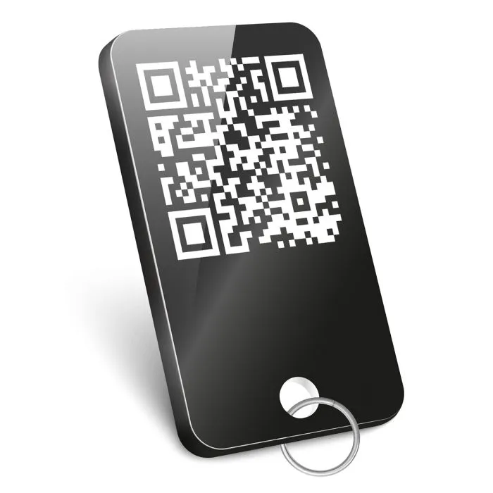 Schlüsselanhänger Qr-code Digital Bible App - QR-code führt zu vielen Bibeln ua in 80 Sprachen