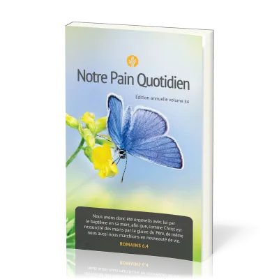 Notre pain quotidien - vol. 34, gros caractères, éphéméride
