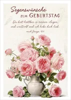 Postkarten Du bist kostbar - Rosen