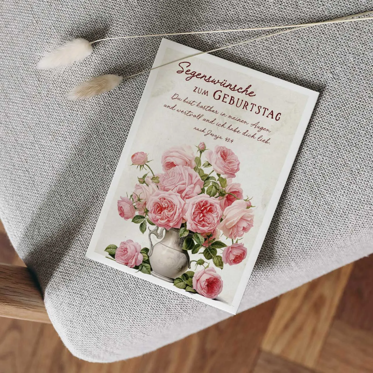 Postkarten Du bist kostbar - Rosen