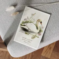 Postkarten Und alles, was ihr tut, das tut von Herzen - Höckerschwan