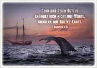 Postkarten Gottes Kraft - 1. Korinther 4,20