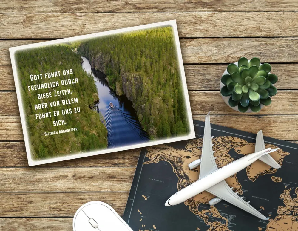 Postkarten Gott führt uns