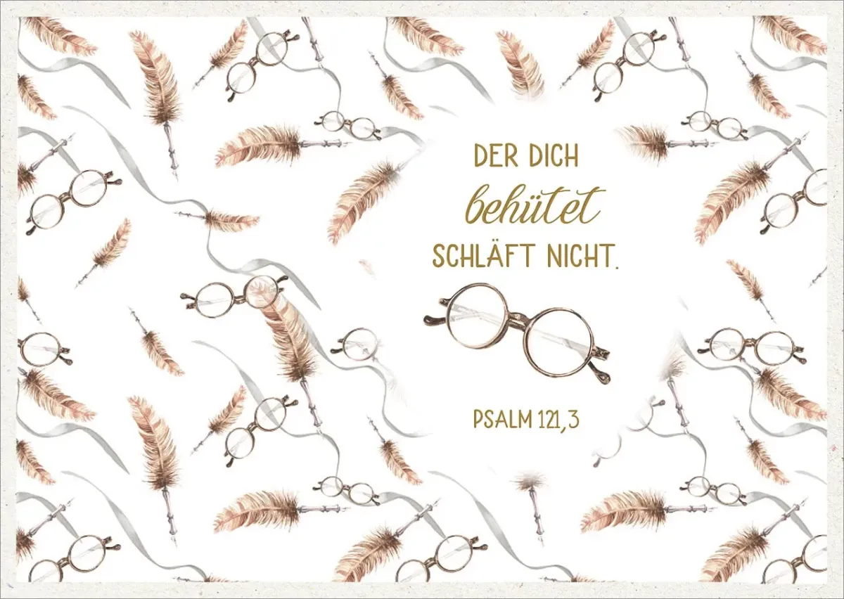 Postkarten Der Dich behütet schläft nicht