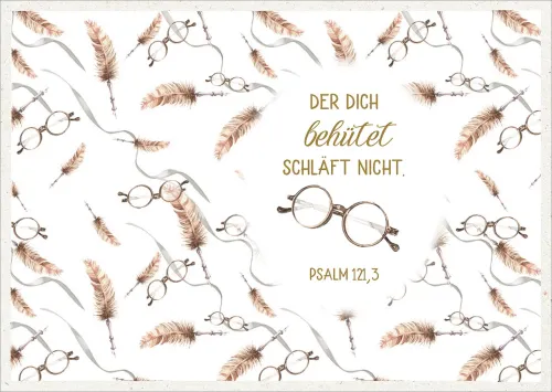 Postkarten Der Dich behütet schläft nicht