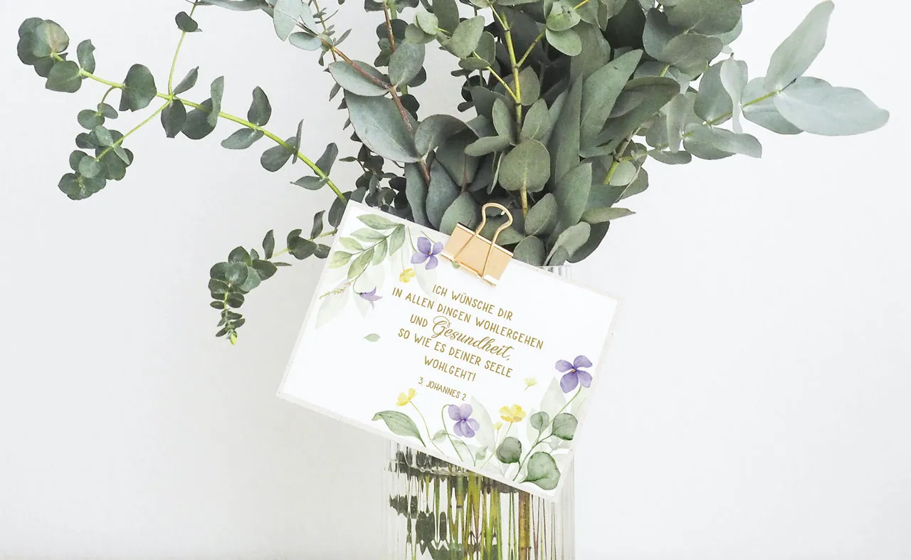 Postkarten Wohlergehen - 3. Johannes 2