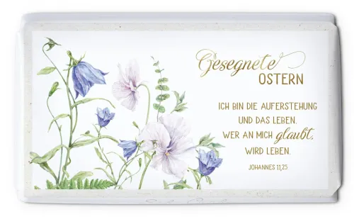 Schokolade Gesegnete Ostern - Johannes 11,25