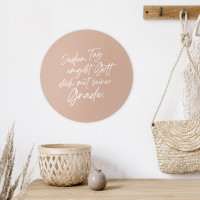 Wandschmuckbild Gnade - Ø 25 cm