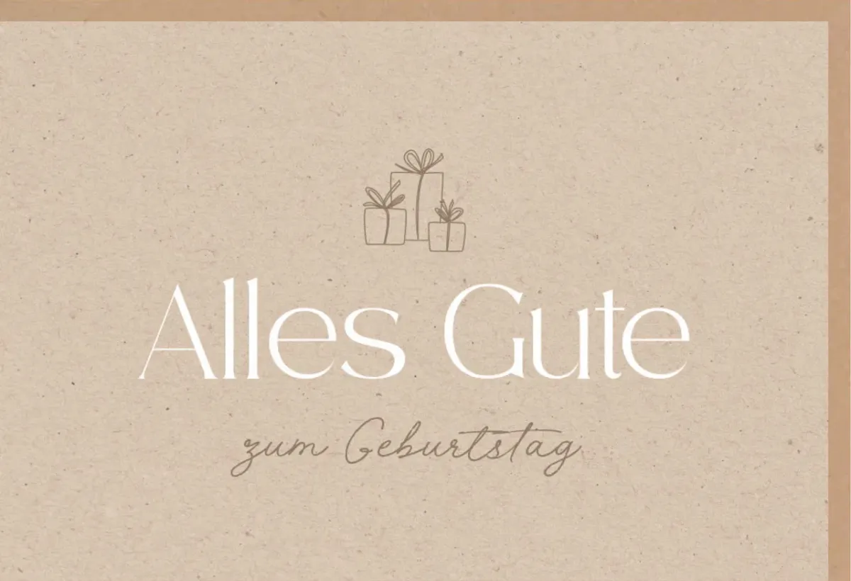 Faltkarte alive Alles Gute zum Geburtstag