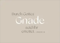 Postkarte alive Durch Gottes Gnade - EPHESER 2,8