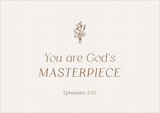 Postkarten alive You are God`s Masterpiece