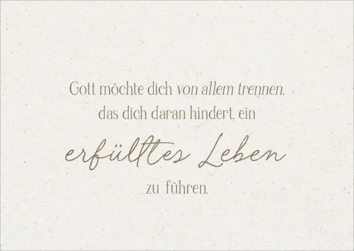 Postkarten alive Erfülltes Leben