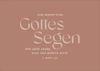 Postkarte alive Zum Geburtstag Gottes Segen