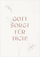 Postkarten alive Gott sorgt für Dich!