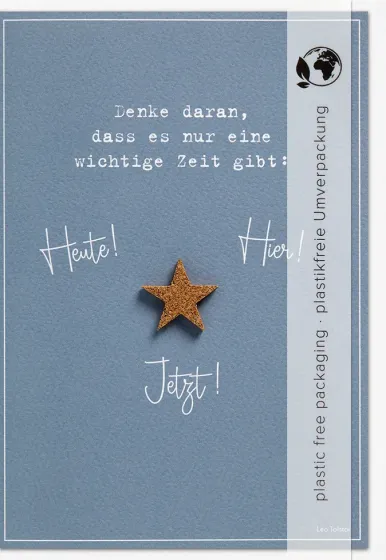 Doppelkarte Danke daran, dass es nur eine wichtige Zeit gibt