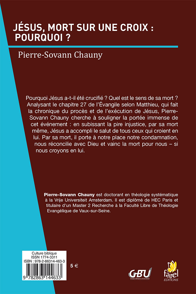 Jésus, mort sur une croix : pourquoi ? - [série Question Suivante]