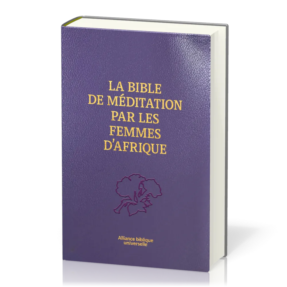 Bible NFC, Bible de méditation par les femmes d'Afrique - semi-rigide, similicuir violet, paroles...