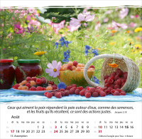 Vivre, avec méditations - Calendrier cartes postales, de table