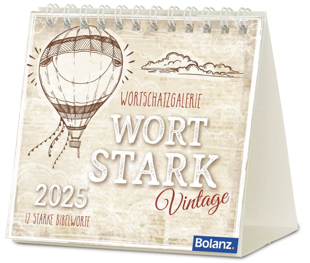 Wortstark - Vintage - Minikalender