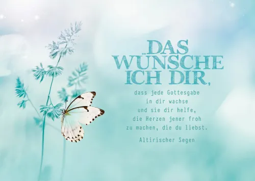 Postkarten Das wünsche ich dir