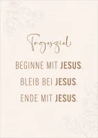 Postkarten Tagesziel: Jesus