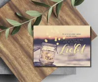 Postkarten ewiges Licht - Jesaja 60,20