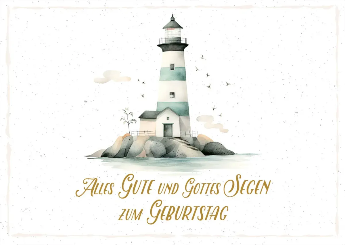 Postkarten Leuchtturm