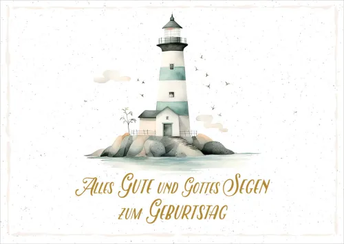 Postkarten Leuchtturm