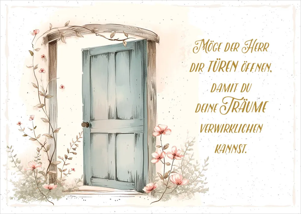 Postkarten Tür der Träumen