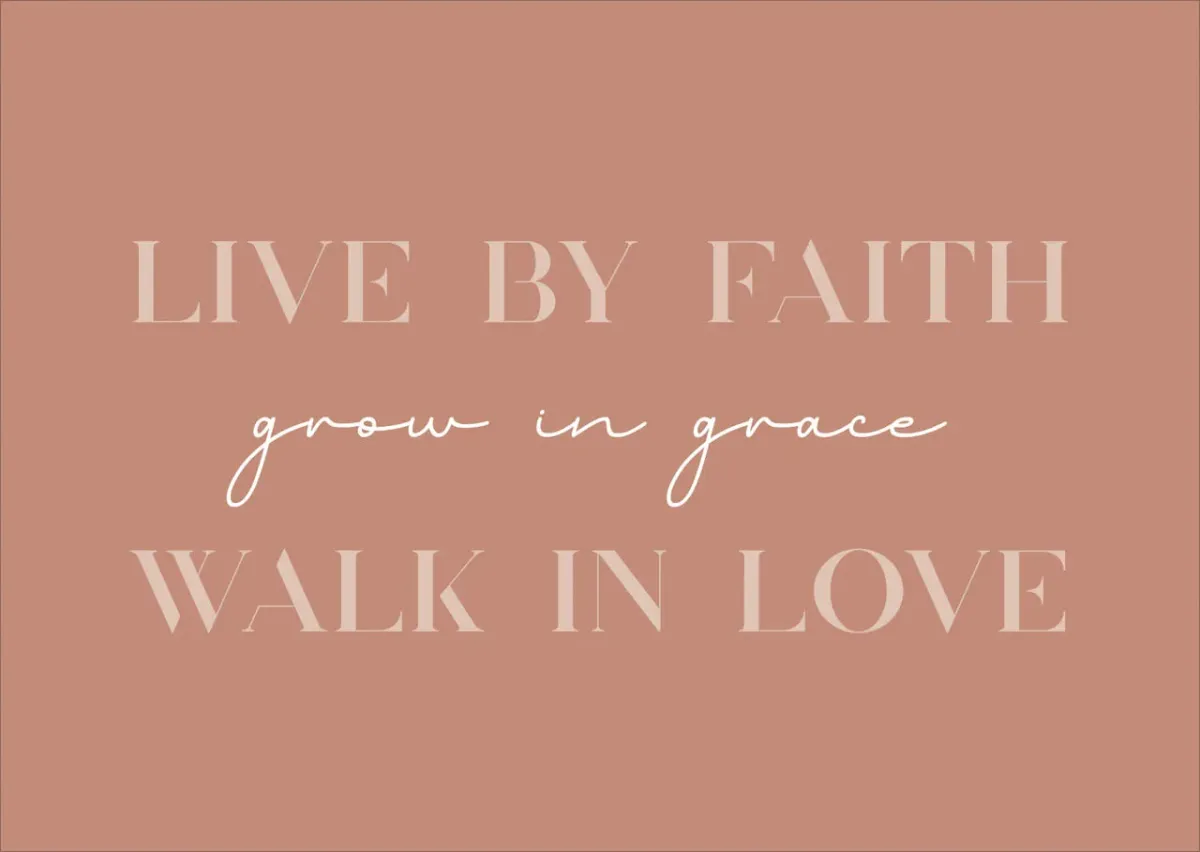 Postkarten Walk in Love